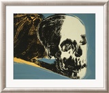 Skull, c.1976 (yellow on teal) Prints by Andy Warhol