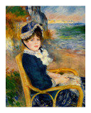 By the Sea Shore Giclee Print by Pierre-Auguste Renoir