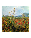 Field with Poppies Giclee Print by Vincent van Gogh
