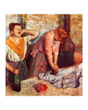 Woman Singing Giclee Print by Edgar Degas