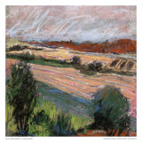 Pastel Fields IV Poster af Jacques Clement