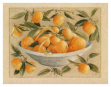 Coupe d'Agrumes, Oranges Print by Laurence David
