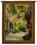 The Palm House Wall Tapestry by Karl Blechen