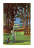 Golfer Poster von Michael Vaughan