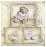 Nounours Rose Art par Véronique Didier-Laurent