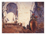 Greenham Barton Print by Lucy Willis