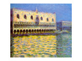 Venice, the Doge Palace Giclee Print by Claude Monet