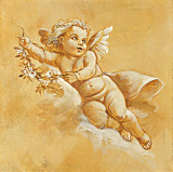 Happy Cherubs III Print by Taddei 