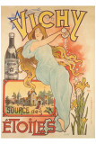 Vichy Etoiles Giclee Print by Michelle 