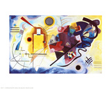 Gelb, Rot, Blau (1925) Kunstdruck von Wassily Kandinsky