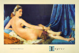La Grande Odalisque Affiches par Jean-Auguste-Dominique Ingres