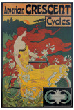 American Crescent Cycles Giclee-trykk av Ramsdell