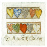 The Hearts Collection Poster by Roberta Ricchini