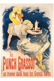 Le Punch Grassot Lámina giclée por Jules Chéret