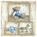 Nounours Bleu Affiches par Véronique Didier-Laurent