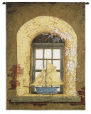 Lighthouse Window Wall Tapestry by Bob Timberlake