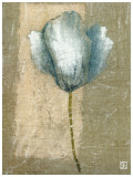 Tulipe Bleue II Print by Philippe Paput