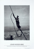 Icarus Atop Empire State Affiches par Lewis Wickes Hine