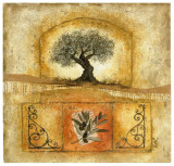 L'Olivier Print by Véronique Didier-Laurent
