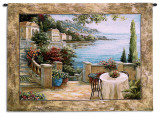 Mediterranean Terrace I Wall Tapestry by Vivian Flasch