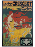 American Crescent Cycles Giclee Print by Ramsdell 