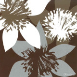 Brown Flower Posters by Olivia Cosneau
