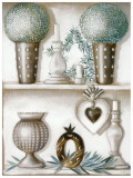 Etagere, Topiaires Affiches par Michele Letang