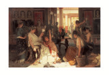 Pompeian Interior I Prints by Prosper Piatti