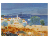 Le Village Sur la Mer Posters by Jacques Petit