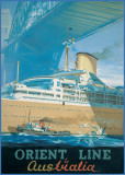 Orcades, Orient Line to Australia, c.1948 Pósters Orcades, Orient Line to Australia, c.1948 Pósters