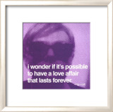 Love Affair Print by Andy Warhol