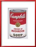 Campbell's Soup I: Cream of Mushroom, c.1968 Posters por Andy Warhol Campbell's Soup I: Cream of Mushroom, c.1968 Posters por Andy Warhol