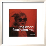 Die Welt Poster von Andy Warhol