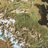 Satellite View of a Landscape, Epirus, Greece Photographic Print by De Agostini