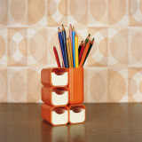 Colored Pencils in Retro Container Photographie par Wendy Idele