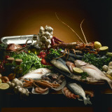 Close-Up of Assorted Food Photographic Print by G. Ummarino