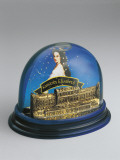 Close-Up of Figurines of Elisabeth Amalie Eugenie and Schonbrunn Palace in a Snow Globe Photographic Print