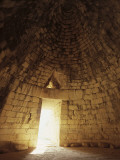 Interiors of a Tomb, Treasury of Atreus, Mycenae, Peloponnesus, Greece Photographic Print by De Agostini