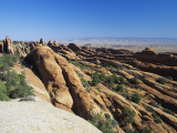 Striated Rock Formations, Arches National Park, Utah, Usa Photographie par Alex Adams