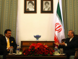 Iranian Foreign Minister Photographic Print by Atta Kenare