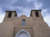 Front of Old Mission Style Church, New Mexico, Usa Photographie par Alex Adams