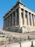 Ruins of a Temple, Parthenon, Acropolis, Athens, Attica, Greece Photographic Print by De Agostini