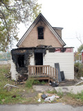 Burnt: Cicero Hine Cottage Photographic Print by David Schalliol