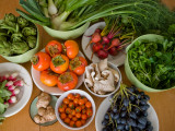 Fall Vegetables from the Farmer's Market Photographic Print by Dave Le