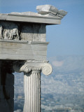 Ruins of a Temple, Temple of Athena Nike, Acropolis, Athens, Attica, Greece Photographic Print by De Agostini