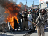 Supporters of Former Pakistani Prime Minister Photographie par Farooq Naeem