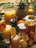 High Angle View of Juices Photographic Print by Al Pagani