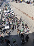 Supporters of Former Pakistani Prime Minister Photographie par Farooq Naeem