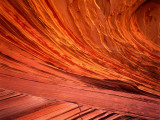 Detail of Swirl Patterns in Weathered Navajo Sandstone Photographic Print by Jeff Foott