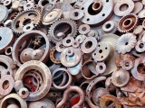 Scrap Metal Art Photographic Print by Lawatha Wisehart